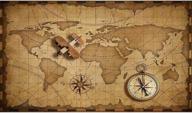 🌍 vintage world map backdrop - allenjoy 60x36 inch airplane compass world travel theme for kids boy children birthday party, baby shower, dessert table photography background - decoration photo booth studio props logo