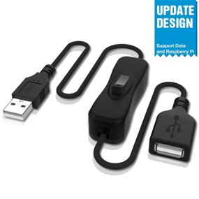 img 4 attached to Enhanced ANDUL USB Switch Extension Cable: Upgraded 💡 Power Switch Cord for LED Strips & iOS Devices