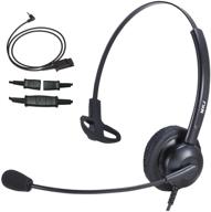 🎧 2.5mm phone headset with noise cancelling microphone for panasonic dect 6.0, cisco spa303, at&t tl86103, and more logo