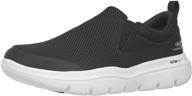 👟 skechers evolution ultra impeccable sneaker: stylish black men's fashion sneakers logo