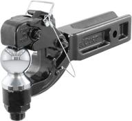 🔒 curt 48012 pintle hitch with 2-5/16-inch trailer ball: secure & versatile for 20,000 lbs loads, fits 2-1/2-inch receiver, durable black finish logo