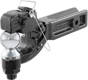 img 4 attached to 🔒 CURT 48012 Pintle Hitch with 2-5/16-Inch Trailer Ball: Secure & Versatile for 20,000 lbs Loads, Fits 2-1/2-Inch Receiver, Durable Black Finish