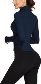 img 1 attached to COOrun Jacket Womens Training Sleeve Sports & Fitness and Leisure Sports & Game Room