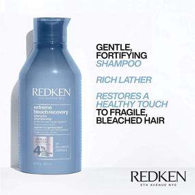 img 2 attached to 🔥 Redken Extreme Bleach Recovery Shampoo for Bleached Hair, Restores Strength, Softness, and Shine, Silicone-Free - Enhanced SEO