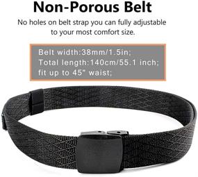 img 1 attached to 👖 Tactical Outdoor Webbing Men's Belt - Military-grade GES Accessories