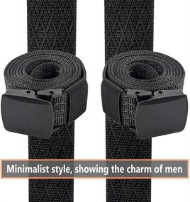 img 2 attached to 👖 Tactical Outdoor Webbing Men's Belt - Military-grade GES Accessories