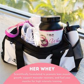 img 1 attached to 🌰 NLA Her Whey Protein: Hazelnut S'mores Flavor - 2.2 lbs - Lean Whey Isolate for Women with Aminos & Vitamins - Supports Recovery, Builds Lean Muscle, Curbs Appetite (30 21g Protein Servings or 18 XL 28g Servings)