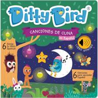🎵 ditty bird двуязычная интерактивная звуковая книга испанских детских стишков: захватывающие песни на испанском языке для младенцев и малышей для легкого обучения. логотип