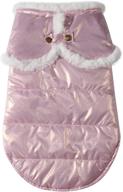 🐶 warm fleece-lined shawl dog coat for small dogs - vecomfy: ideal puppy jacket for winter логотип