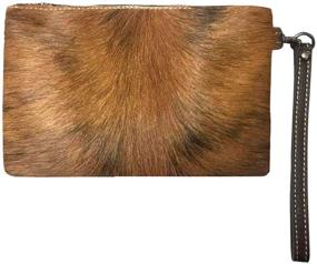 img 3 attached to 👜 Stylish Western Cowhair Leather Crossbody Bag Cell Phone Purse Wallet for Women - Montana West Cowgirl Clutch