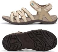 👟 viakix women's hiking sandal: stylish, athletic sport shoes with arch support for hiking, outdoors, walking, water, and trekking logo