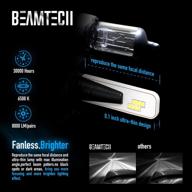 beamtech 9007 led headlight bulb without fan, csp chip technology for superior brightness and long-lasting performance logo