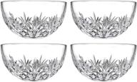 🍨 godinger crystal dessert bowl set: elegant food service equipment & supplies logo