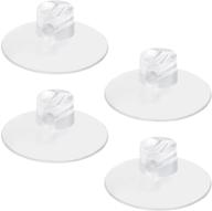 chengfu 4 pack bathroom shower caddy connectors suction cups - powerful clear suction cups for zenna home, simple houseware, geekdigg, plumboss, splash home logo