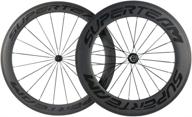 🔧 superteam 700c carbon bicycle wheelset: front 60mm & rear 88mm clincher wheels with transparent decal logo