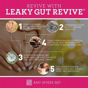 img 1 attached to 🌱 Dr. Amy Myers Leaky Gut Revive - L Glutamine Powder for Gut Repair & Symptom Relief – Reduces Constipation, IBS, Diarrhea & Bloating – Plant Based Supplement for a Healthy Gut Lining