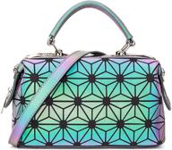 👜 irresistible geometric luminous handbags: versatile women's handbags & wallets logo