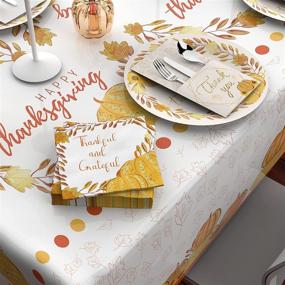 img 3 attached to Thanksgiving Napkins Disposable Supplies Decorations