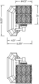 img 1 attached to 💡 Doraimi Set of 2 Champagne Plating Prism Crystal Wall Sconce Lighting, Modern Wall Light Fixture with Crystal Plate Shade for Bathroom and Bedroom. LED Bulb (not Included)