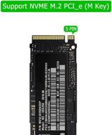 🔌 godshark nvme adapter with heat sink: m.2 ssd key m to pci express x4/x8/x16 converter expansion card - windows xp 7 8 10 compatible logo