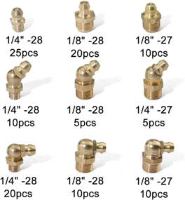 img 3 attached to 🛠️ Hydraulic Assortment Kit: Straight, 90 Degree, and 45 Degree Variations for Hydraulics, Pneumatics & Plumbing needs