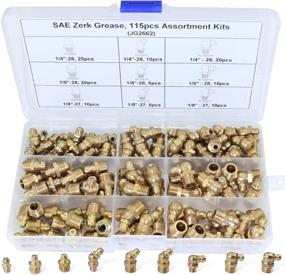 img 4 attached to 🛠️ Hydraulic Assortment Kit: Straight, 90 Degree, and 45 Degree Variations for Hydraulics, Pneumatics & Plumbing needs