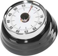 ⏳ oggi retro black magnetic timer - 60 minutes, 3-inch diameter logo