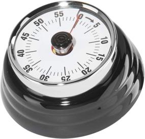 img 4 attached to ⏳ Oggi Retro Black Magnetic Timer - 60 Minutes, 3-inch Diameter