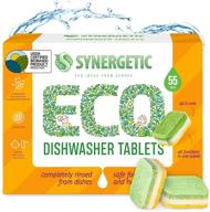 🌿 organic dishwasher detergent tablets: powerful & safe plant-based pods | 55 tablets logo