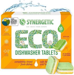 img 4 attached to 🌿 Organic Dishwasher Detergent Tablets: Powerful & Safe Plant-based Pods | 55 Tablets