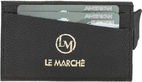 img 3 attached to 👔 Stylish Genuine Leather Automatic Men's Wallets - Blocking Minimalist Wallets for Cards, Cash & Organizers