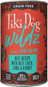 img 4 attached to Tiki Dog Wildz Wet Food: Premium New Zealand Grass Fed, Cage Free, or Wild Caught - High Protein (91%) - 12 Cans