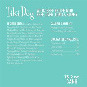 img 1 attached to Tiki Dog Wildz Wet Food: Premium New Zealand Grass Fed, Cage Free, or Wild Caught - High Protein (91%) - 12 Cans