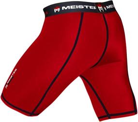 img 2 attached to 🩳 Ultimate Performance with Meister MMA Compression Rush Fight Shorts featuring Cup Pocket!