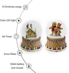 img 3 attached to Snowflakes Gingerbread Christmas Decoration Multi Colored
