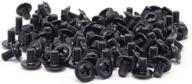 honbay 100pcs m3x5 black zinc pc mounting screws set - secure and durable computer case & motherboard fixing logo