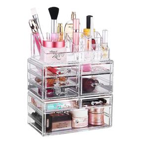 img 4 attached to Organizer Capacity Acrylic Cosmetic Storage