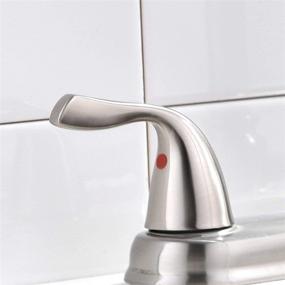 img 2 attached to ✨ Discover the Versatility of SHACO's Stainless Steel Two Handle Kitchen Faucet with Sprayer & 360° Swivel Technology - SC-SLYT004L-S new13