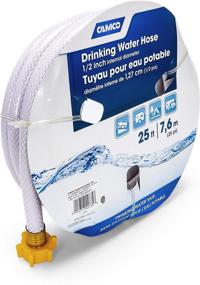 img 3 attached to 🚰 Camco 25ft TastePURE Drinking Water Hose - Lead & BPA Free, Maximum Kink Resistance - 1/2" Inner Diameter (22735) | White
