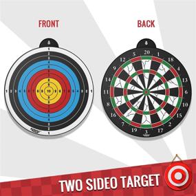 img 3 attached to 🎯 STREET WALK Kids Magnetic Dart Game Set - 12pcs Safe Magnetic Darts - Fun Indoor Party Games - Boys Toys Gifts for 5-12 Year Old Kids and Adults - Excellent Magnetic Dart Board