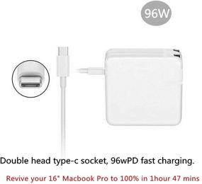 img 3 attached to Charger MacBook Adapter Compatible Charging