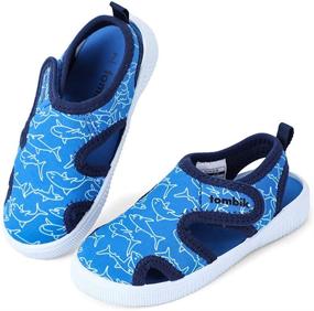 img 4 attached to Tombik Toddler Breathable Walking Sandals: Stylish Girls' Athletic Shoes