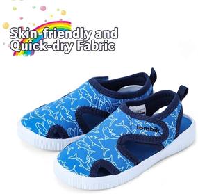 img 2 attached to Tombik Toddler Breathable Walking Sandals: Stylish Girls' Athletic Shoes