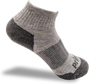 img 2 attached to Premium Prince Boys' Quarter Length Athletic Ankle Socks - Cushioned 6 Pair Pack for Active Kids