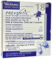 🐶 virbac preventic tick collar: ultimate protection for small/medium dogs, 18" - get yours today! логотип