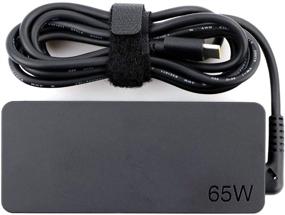 img 2 attached to Lenovo USB-C 65W Standard AC Adapter for Lenovo Yoga C930-13, Yoga S730-13, Yoga 920-13, Yoga 730-13, IdeaPad 730s-13, GX20P92530 - Black