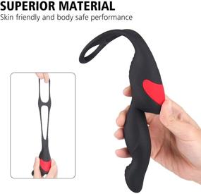 img 3 attached to 🍑 Dominicana Male Prostate Massage: Remote Controlled Silicone Anal Vibrator for Men - Butt Plug Training Masturbator