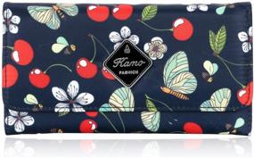 img 4 attached to Womens Printed Organizer Envelope Wallets Women's Handbags & Wallets for Wallets