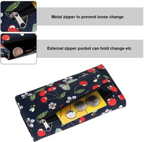 img 1 attached to Womens Printed Organizer Envelope Wallets Women's Handbags & Wallets for Wallets