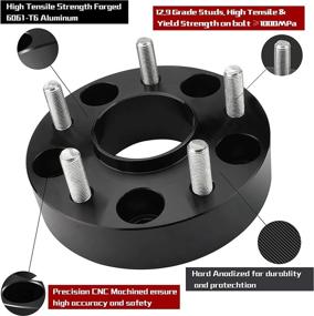 img 1 attached to Расширители колесных арок Richeer 5x120 с центрировкой для BMW 128i 135i 318is 325Ci 325xi 330Ci 330i 330xi 525i 528e 540i 633CSi 635CSi M3 M5 Z3 Z4 - повышение стабильности с помощью расширителя на 20 мм и резьбы студов 12x1.5